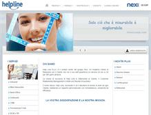 Tablet Screenshot of helpline.it